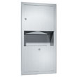 Traditional Recessed C-Fold/Multi-Fold Towel Dispenser & Waste Receptacle