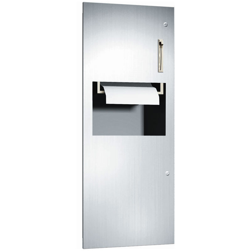 ASI Roll Paper Towel Dispenser and Waste Receptacle