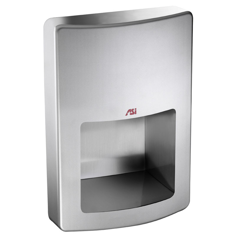 ROVAL Recessed High-Speed Automatic Hand Dryer - Satin Stainless Steel
