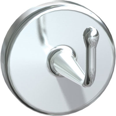 Concealed Chrome Plated Brass Heavy-Duty Robe Hook