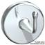 American Specialties [0751-A] Exposed Surface Mounted Chrome Plated Brass Heavy-Duty Robe Hook - 3 1/4