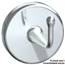 American Specialties [0751-A] Exposed Surface Mounted Chrome Plated Brass Heavy-Duty Robe Hook - 3 1/4