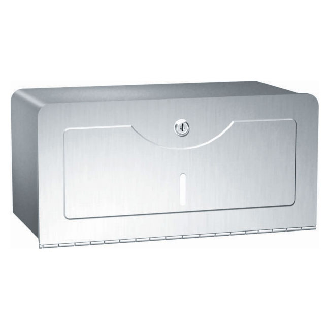 Traditional Stainless Steel Single-Fold Paper Towel Dispenser - Satin Finish