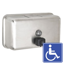 Stainless Soap Dispenser Horizontal ALP-424-SSB