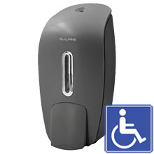Soap & Hand Sanitizer Dispenser - Gray - 800 mL ALP-425-GRY