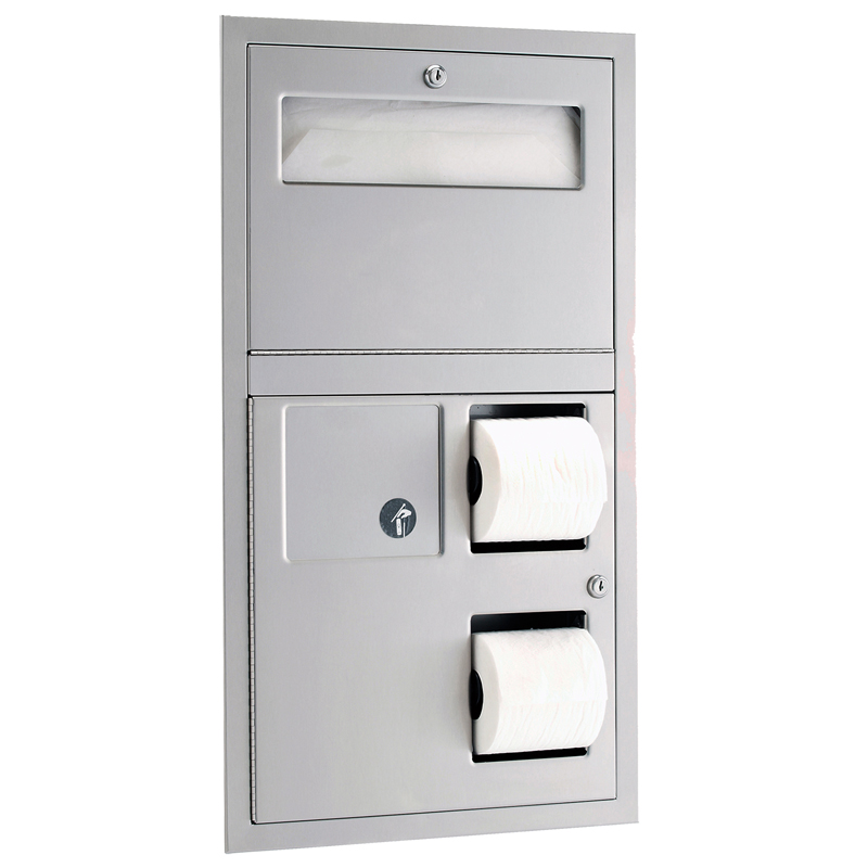 Classic Series Recessed Dispenser & Disposal Combination Unit