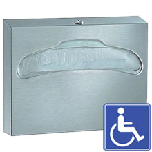 Surface Mounted High Capacity Toilet Seat Cover Dispenser