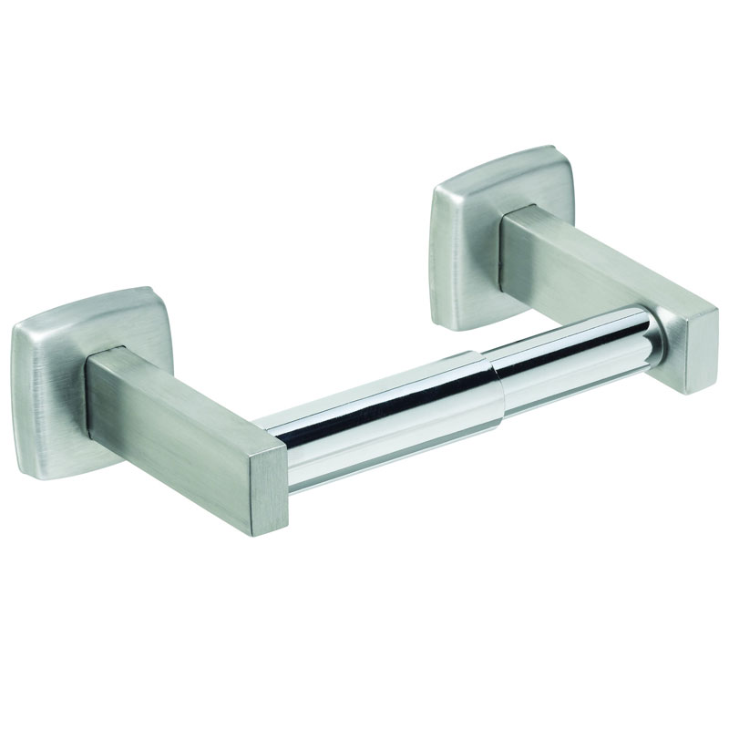 Stainless Steel Single Roll Toilet Tissue Holder - Polished