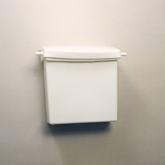 Plastic Wall Mounted Sanitary Waste Receptacle UnoClean