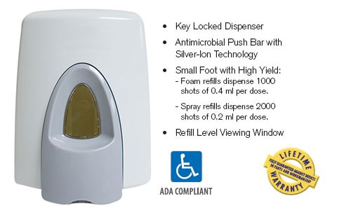 Technical Concepts CleanSeat Toilet Seat & Handle Cleaner - Dispenser