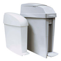 TC Rubbermaid Sanitary Disposal System - 3 Gallon Bin - White