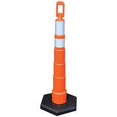 Cortina Safety Grip N Go Channelizer Cone - Fluorescent Orange 0375064HICSP