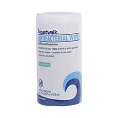 Boardwalk Antibacterial Wipes 5.4 x 8 in. Fresh Scent 75/Canister 6 Canisters/Carton BWK458WA