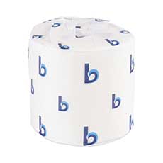 Boardwalk 1-Ply Toilet Tissue Septic Safe 1,000 Sheets 96 Rolls/Carton BWK6170B