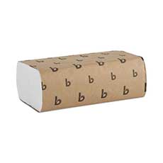 Boardwalk Multifold Paper Towels 1-Ply 9 x 9.45 in. 16 Packs/Carton BWK6200