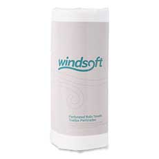 Windsoft Kitchen Roll Towels 2-Ply 11 x 8.5 in. 85/Roll, 30 Rolls/Carton WIN122085CTB