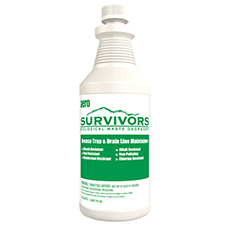 Survivors Biological Waste Degrader Cherry Fragrance - 12/1 Quart Case AC-626332FA-00