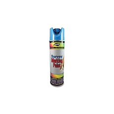 (12) Survey & Locator Inverted Tip Marking Paint 20 Oz. - Blue AV-203