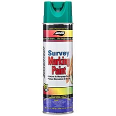(12) Survey & Locator Inverted Tip Marking Paint 20 Oz. - Green AV-204