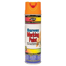 (12) Survey & Locator Inverted Tip Marking Paint 20 Oz. - Orange AV-205