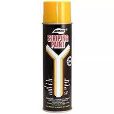 (12) Striping Paint (water based) 20 Oz. - Yellow AV-7910