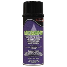 (12) Micro-Dry PTFE Dry Lubricant Release Agent Mild Petroleum Odor - 16 Oz. QS-56600000-00