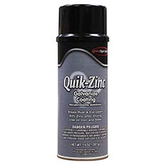 (12) Quik-Zinc Galvanized Coating Solvent Odor - 16 Oz. QS-57000000-00