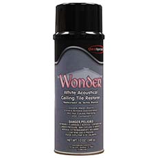 (12) Wonder Acoustical Ceiling Tile Restorer Hydrocarbon Solvent Odor - 16 Oz. QS-59100000-00