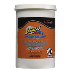 (6) Express Wipes Industrial Grade Hand Cleaner Citrus QS-65200000-00