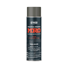 (6) MRO Industrial-Grade High Solids Spray Paint Stainless Steel - 16 Oz. SY-16540000-00