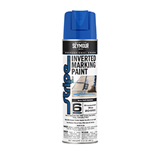 (12) Stripe 6-Series Inverted Ground Marking Paint, Precaution Blue - 17 Oz. SY-20653000-00