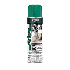 (12) Stripe 6-Series Inverted Ground Marking Paint, Safety Green - 17 Oz. SY-20655000-00