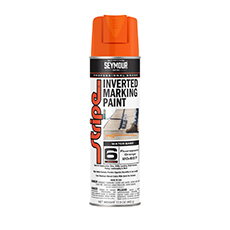 (12) Stripe 6-Series Inverted Ground Marking Paint, Fluorescent Orange - 17 Oz. SY-20657000-00