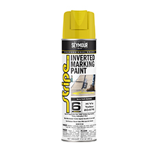 (12) Stripe 6-Series Inverted Ground Marking Paint, Hi Viz Yellow - 17 Oz. SY-20676000-00