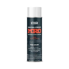 (6) MRO Industrial-Grade High Solids Spray Paint Gloss White - 16 Oz. SY-62014130-00