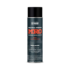 (6) MRO Industrial-Grade High Solids Spray Paint Gloss Black - 16 Oz. SY-62014150-00