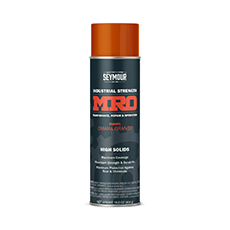 (6) MRO Industrial-Grade High Solids Spray Paint Omaha Orange - 16 Oz. SY-62014500-00