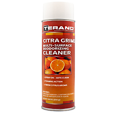 (12) Citra Grime Multi-Surface Deodorizing Cleaner Citrus Fragrance - 20 Oz. Can TB-4880