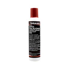 (6) RTV Silicone Gasket Maker Acetic Acid Fragrance Red Color - 8 Oz. Can TB-5117