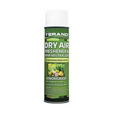 (12) Dry Air Freshener and Odor Neutralizer Lemongrass Fragrance - 20 Oz. Can TB-6210