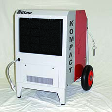 EBAC Kompact Professional Dehumidifier, 56 Pints/Day, 8,370 Cu. Ft., 110V, 880W, 11240KP-US 11240KP-US