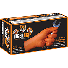 (100) Tiger Grip Nitrile Gloves 8-MIL Thick - M EP-88430000-00