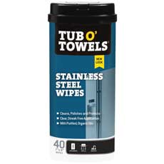 Tub O Towels Heavy Duty Stainless Steel Cleaning Wipes (40 Ct.) 602436