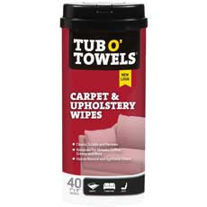 Tub O' Towels Carpet/Upholstery Scrubbing Wipes (40 Ct.) 602441