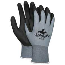 (12) MCR Safety NXG HPT Gloves Large - Gray/Black 9699LMG
