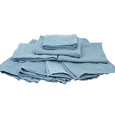 Reclaimed Teal Huck Towels - 25 Lb. 2040-TEAL-25