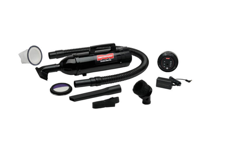 MetroVac Deluxe Cordless Hand Vac - Black - UnoClean