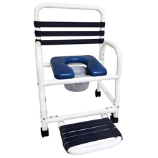 Mor-Medical DNE-385-3TWL-FF Patented Infection Control Shower Commode Chair DNE-385-3TWL-FF