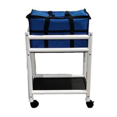 Mor DNE-HC05 Infection Control Hydration Cart with Collapsible Ice Chest 24 in. W DNE-HC05