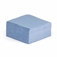 TASKBrand A115 Advance Performance Heavy Duty Spunlace Wipers 12" x 13" Blue Quarter Fold (500 Wipers/Case) N-A115QPB